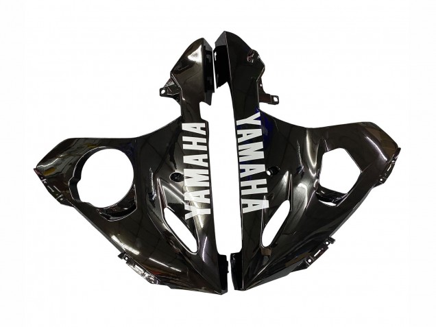 Compra Carenados Moto Yamaha YZF R6S 2006-2009 - Negro Brillante Blanco Calcomanías