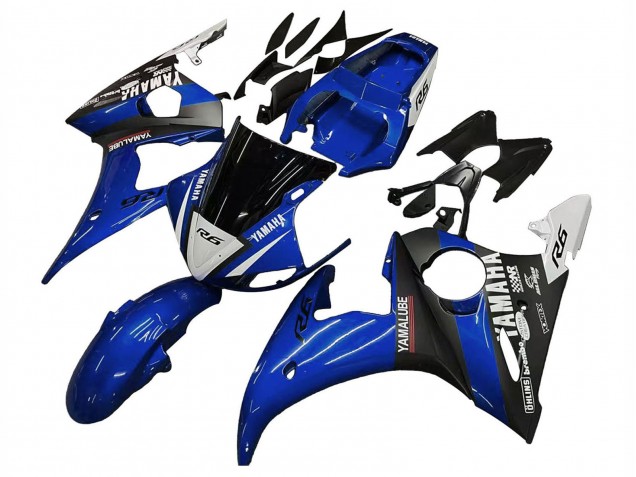 Compra Carenados Moto Yamaha YZF R6S 2006-2009 - Azul Blanco Negro Brillante Yamalube
