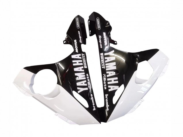 Compra Carenados Moto Yamaha YZF R6S 2006-2009 - Blanco Negro Brillante
