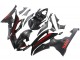 Compra Carenados Moto Yamaha YZF 600 R6 2008-2016 - Negro Brillante Negro Mate Rojo Raya