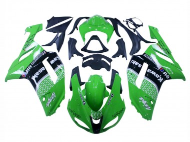 Compra Carenados Moto Kawasaki ZX6R 2007-2008 - Verde Negro Ninja