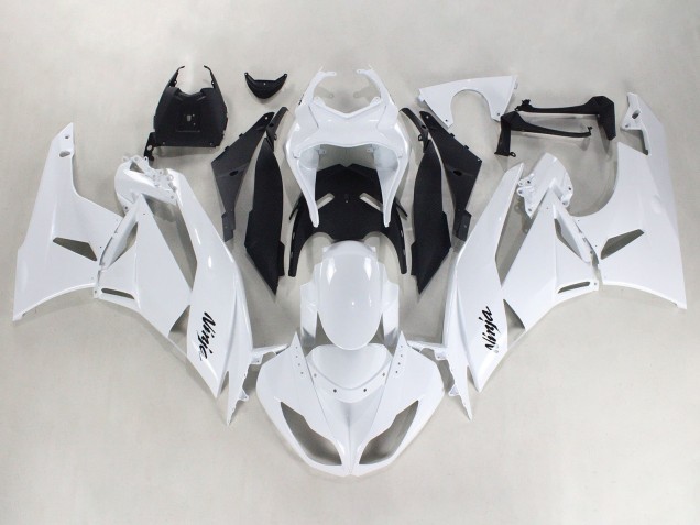 Compra Carenados Moto Kawasaki ZX6R 2009-2012 - Blanco Negro Ninja