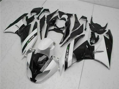 Compra Carenados Moto Kawasaki ZX6R 2009-2012 - Negro Brillante Blanco