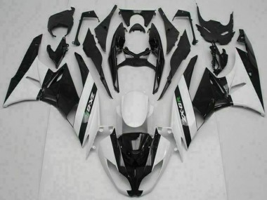 Compra Carenados Moto Kawasaki ZX6R 2009-2012 - Negro Brillante Blanco