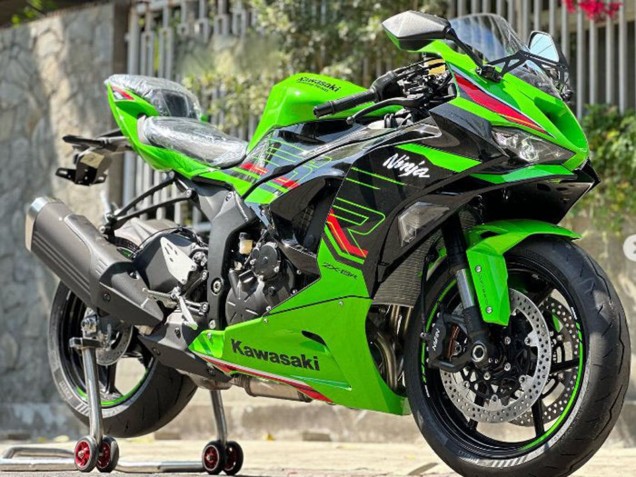 Compra Carenados Moto Kawasaki ZX6R 2019-2022 - Verde Negro Brillante Rojo