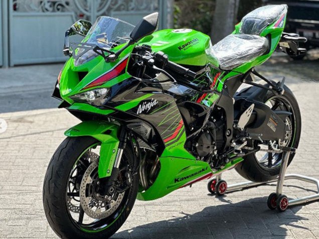 Compra Carenados Moto Kawasaki ZX6R 2019-2022 - Verde Negro Brillante Rojo