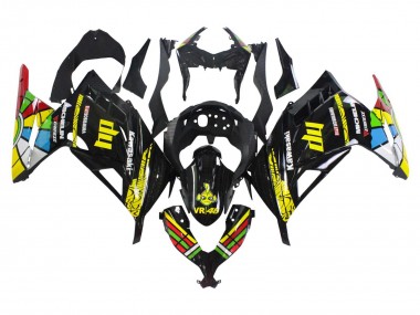 Compra Carenados Moto Kawasaki EX300 2013-2024 - Negro Brillante Amarillo Rojo Verde Azul Blanco