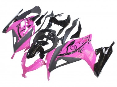 Compra Carenados Moto Kawasaki EX300 2013-2024 - Rosa Negro