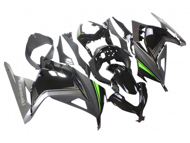 Compra Carenados Moto Kawasaki EX300 2013-2024 - Negro Brillante Negro Mate Verde
