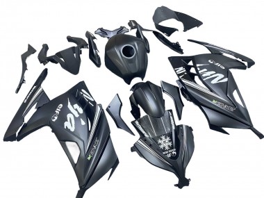 Compra Carenados Moto Kawasaki EX300 2013-2024 - Negro Mate Blanco Elf Nieve