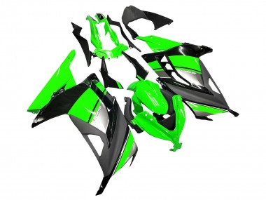 Compra Carenados Moto Kawasaki EX300 2013-2024 - Verde Plata Negro