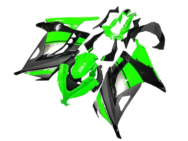 Compra Carenados Moto Kawasaki EX300 2013-2024 - Verde Plata Negro