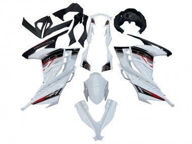 Compra Carenados Moto Kawasaki EX300 2013-2024 - Blanco Rojo Negro