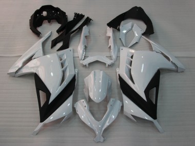 Compra Carenados Moto Kawasaki EX300 2013-2024 - Blanco Brillante Negro