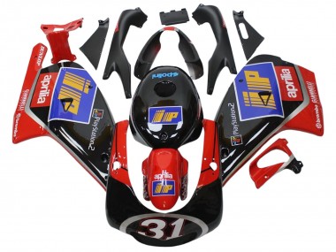 Compra Carenados Moto Aprilia RS125 2000-2005 - Negro Rojo Azul Plata 31