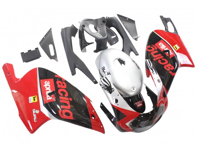 Compra Carenados Moto Aprilia RS125 2000-2005 - Rojo Negro Plata Carrera