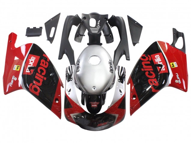 Compra Carenados Moto Aprilia RS125 2000-2005 - Rojo Negro Plata Carrera