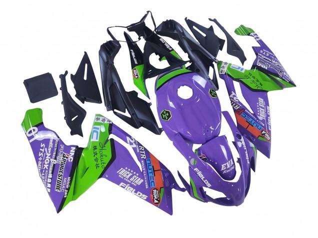 Compra Carenados Moto Aprilia RS125 2006-2011 - Púrpura Verde Rojo