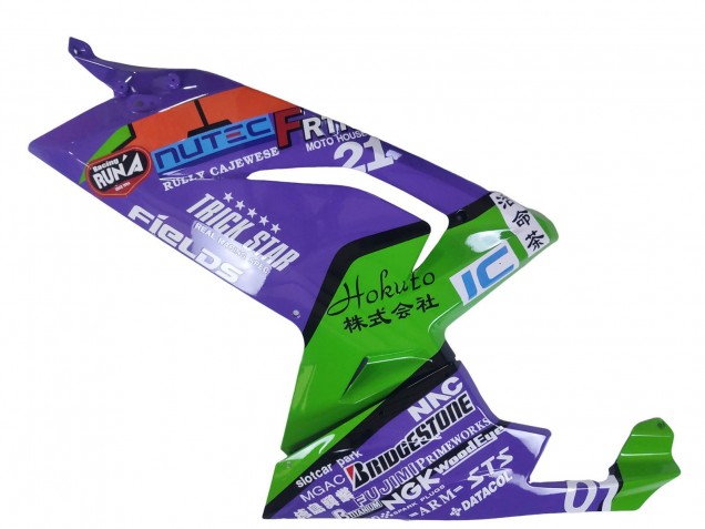 Compra Carenados Moto Aprilia RS125 2006-2011 - Púrpura Verde Rojo