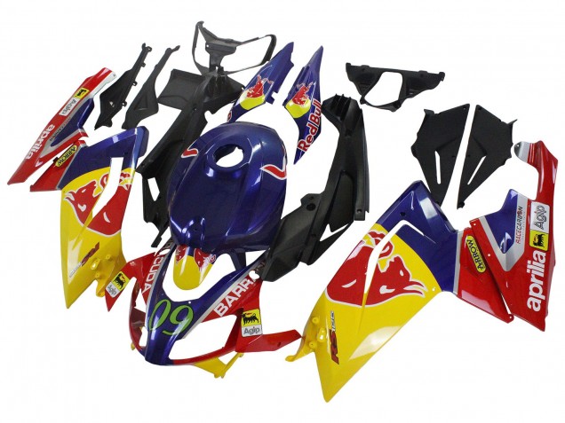 Compra Carenados Moto Aprilia RS125 2006-2011 - Amarillo Azul Oscuro Rojo Bull