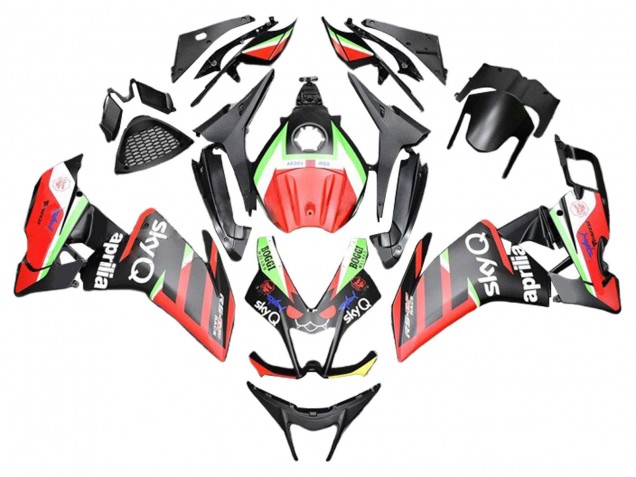 Compra Carenados Moto Aprilia RS4 50 125 2012-2018 - Rojo Verde Negro