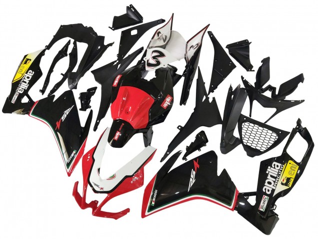 Compra Carenados Moto Aprilia RS4 50 125 2012-2018 - Blanco Rojo Amarillo Negro Brillante