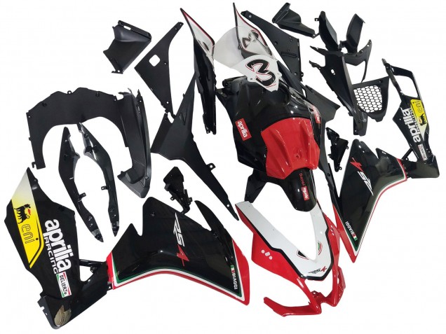 Compra Carenados Moto Aprilia RS4 50 125 2012-2018 - Blanco Rojo Amarillo Negro Brillante