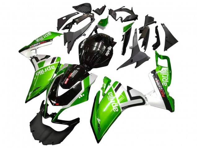 Compra Carenados Moto Aprilia RS4 50 125 2012-2018 - Blanco Verde Negro Brillante