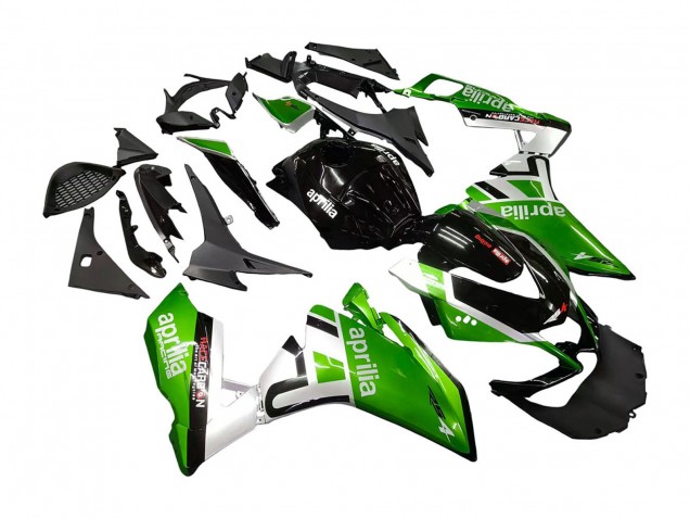 Compra Carenados Moto Aprilia RS4 50 125 2012-2018 - Blanco Verde Negro Brillante