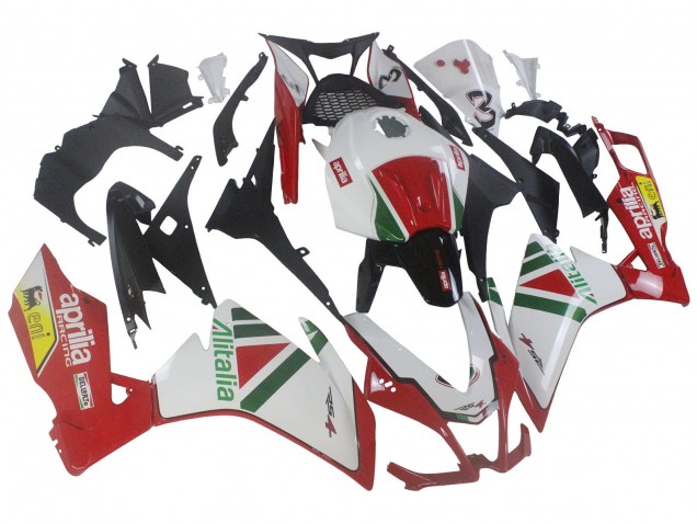 Compra Kits Carenado Moto Aprilia RS4 50 125 2012-2018 - Blanco Rojo Verde Amarillo Alitalia