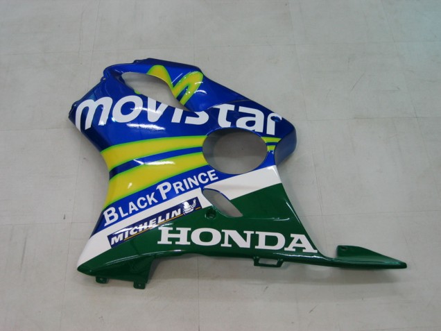 Compra Carenados Moto Honda CBR600 F4i 2004-2007 - Azul Amarillo Verde MoviStar