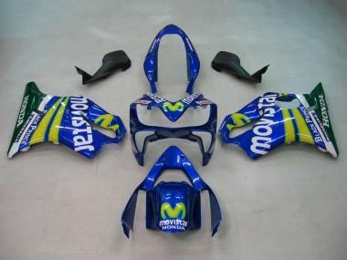 Compra Carenados Moto Honda CBR600 F4i 2004-2007 - Azul Amarillo Verde MoviStar