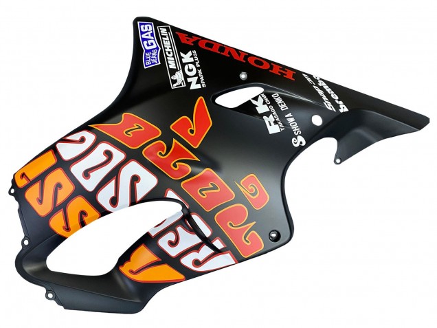 Compra Carenados Moto Honda CBR600 F4i 2004-2007 - Negro Mate Naranja Rossi