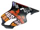 Compra Carenados Moto Honda CBR600 F4i 2004-2007 - Negro Mate Naranja Rossi