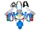 Compra Carenados Moto Honda CBR600 F4i 2004-2007 - Blanco Azul Verde Rojo