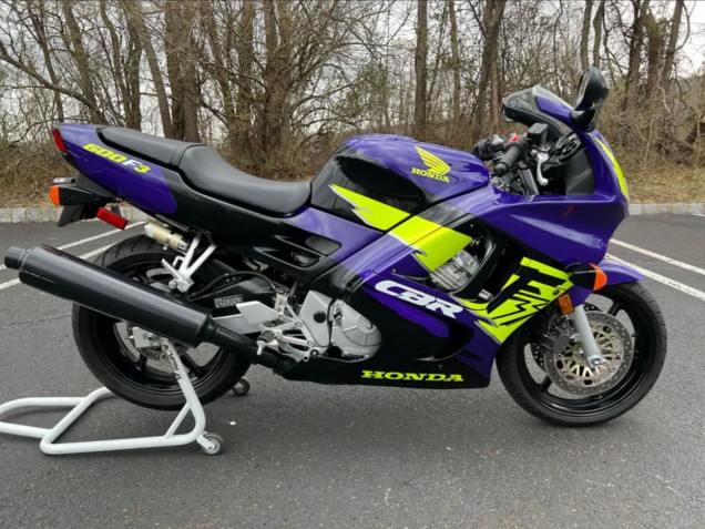 Compra Carenados Moto Honda CBR600 F3 1997-1998 - Azul Neon Amarillo