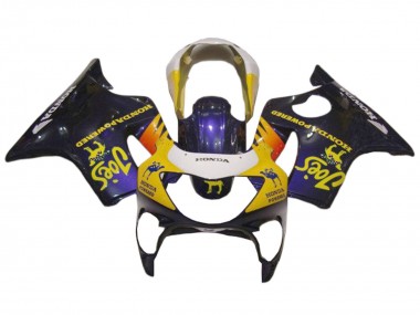Compra Carenados Moto Honda CBR600 F4 1999-2000 - Blanco Amarillo Negro Brillante Joes