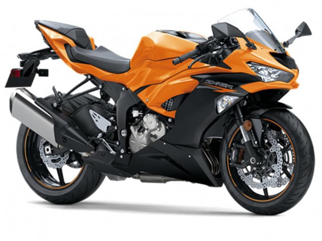 Compra Carenados Moto Kawasaki ZX6R 2019-2022 - Naranja Negro