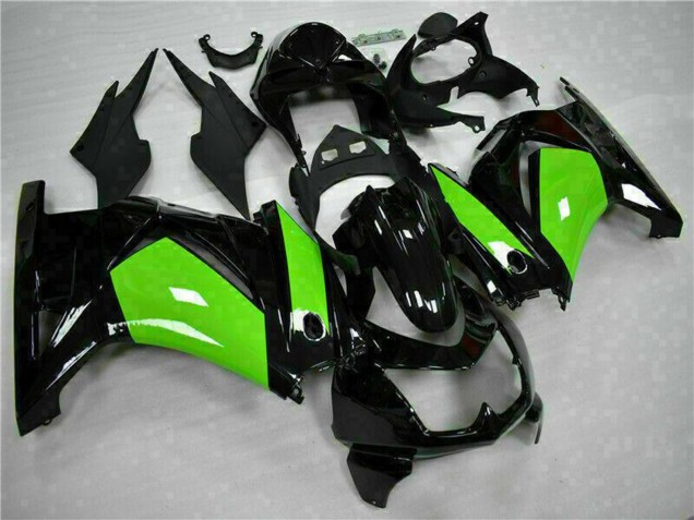 Compra Carenados Moto Kawasaki EX250 2008-2012 - Negro Brillante Verde