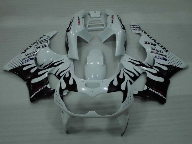 Compra Carenados Moto Honda CBR900RR 893 1994-1995 - Blanco Negro Brillante Llama