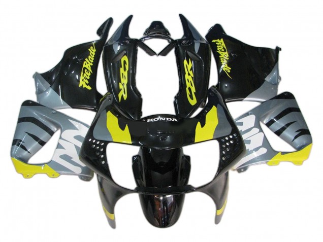 Compra Carenados Moto Honda CBR900RR 919 1998-1999 - Plata Amarillo Negro Brillante Fireblade