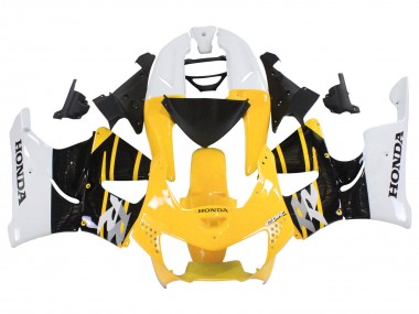 Compra Carenados Moto Honda CBR900RR 919 1998-1999 - Blanco Amarillo Negro Brillante