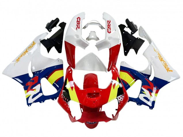 Compra Carenados Moto Honda CBR900RR 919 1998-1999 - Blanco Rojo Amarillo Azul