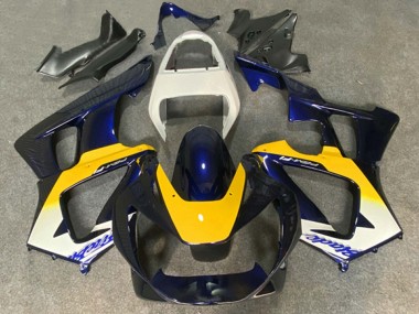Compra Carenados Moto Honda CBR900RR 929 2000-2001 - Blanco Amarillo Azul Oscuro