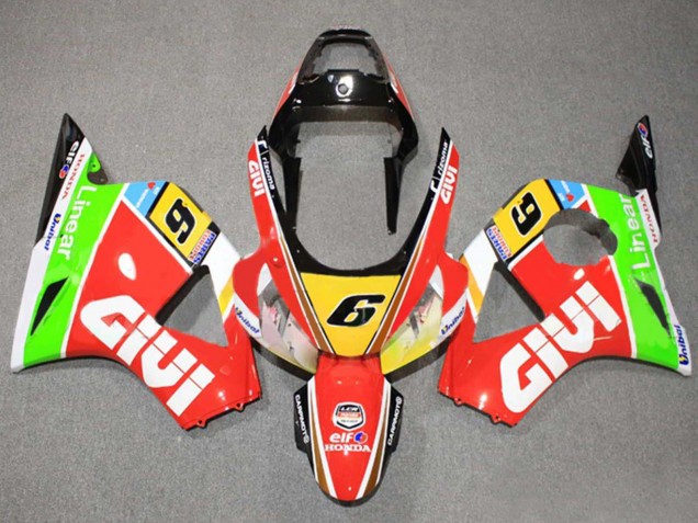 Compra Carenados Moto Honda CBR900RR 954 2002-2003 - Blanco Rojo Amarillo Azul Verde Negro Elf Givi 6