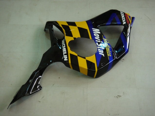 Compra Carenados Moto Honda CBR900RR 954 2002-2003 - Azul Amarillo Negro Brillante Telefumica MoviStar Castrol
