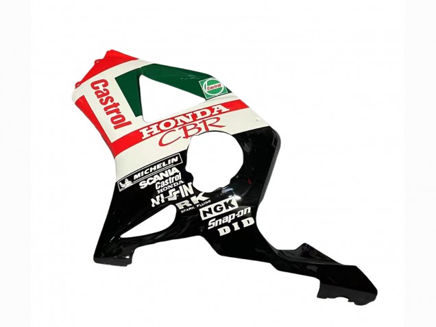 Compra Carenados Moto Honda CBR900RR 954 2002-2003 - Blanco Rojo Verde Negro Brillante Castrol