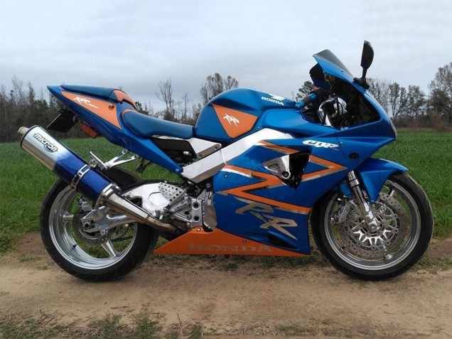 Compra Carenados Moto Honda CBR900RR 954 2002-2003 - Naranja Azul