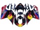 Compra Carenados Moto Ducati 848/1098/1198 2007-2014 - Negro Brillante Amarillo Azul Rojo Bull
