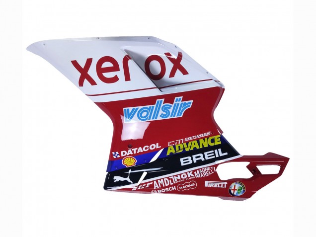 Compra Carenados Moto Ducati 848/1098/1198 2007-2014 - Blanco Rojo Negro Brillante Valsir Xerox